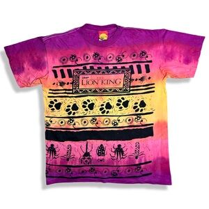 Vintage 90s Disney The Lion King Tie-Dye T-Shirt